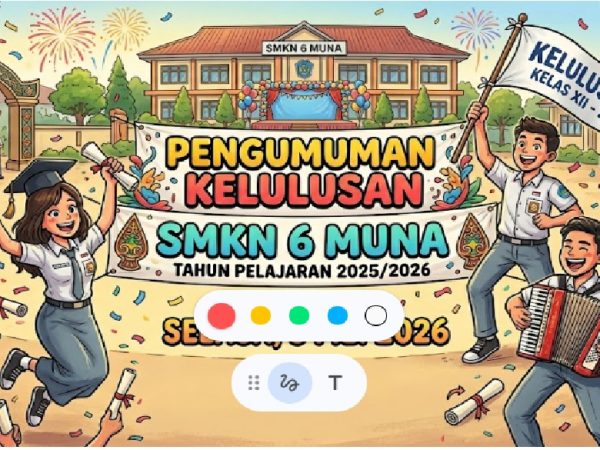PENGUMUMAN KELULUSAN SISWA KELAS XII SMKN 6 MUNA TAHUN PELAJARAN 2025/2026 DILAKUKAN SECARA ONLINE
